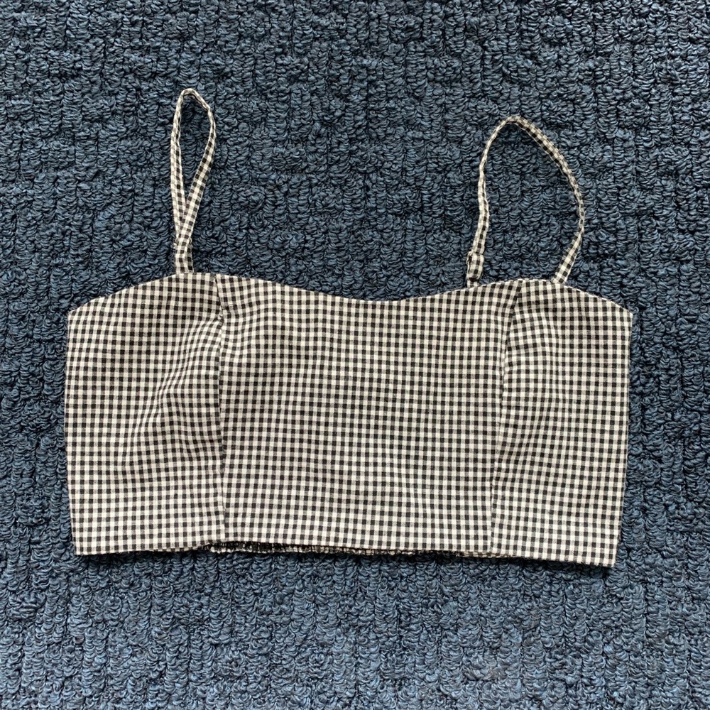 Brandy Melville Gingham Crop